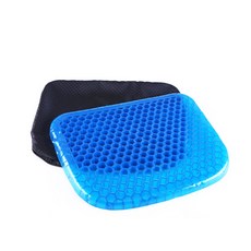 EL Living蜂巢氣囊矽膠蜂巢坐墊+四季套, 1個, 藍色