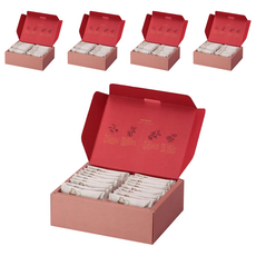 Magnet 曼寧 有機豐康茶禮 附提袋, 有機枸杞明采茶 x 10包 + 有機紅棗補氣茶 x 10包, 5盒