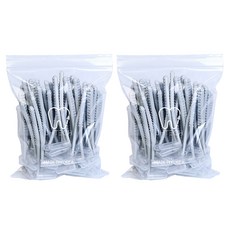 Juhyun Tech 微笑牙刷 牙間刷 L型 M 灰色, 2個, 50入