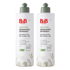 B&B 純素洗碗機專用洗碗精 瓶裝, 2個, 500ml