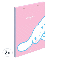 motemote 三麗鷗明星 書寫墊 B5, 橫線 大耳狗喜拿, 2個, 60張