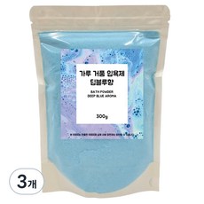 비니코틀렌 가루 거품 입욕 파우더 딥블루향, 300g, 3개