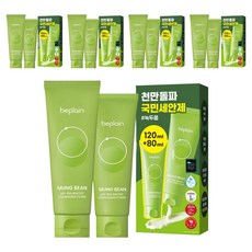 beplain 苾沛恩 綠豆弱酸性潔面泡 120ml + 80ml 企劃套組, 5套