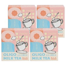 Papa Oligo 糖老爹 益生元 纖奶茶 高纖 減糖 輕卡, 200g, 4盒