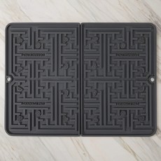 가정용 실리콘 접이식 드라잉 매트, 다크그레이, 1개, 1단