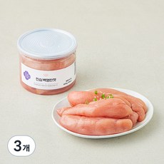 진심젓갈 백명란젓, 3개, 400g