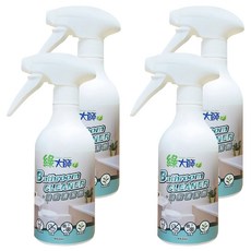 綠大師 浴廁水垢清潔劑 光亮潔淨 抗菌除臭 茶樹配方, 450ml, 4瓶