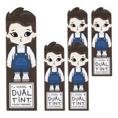 마실 듀얼틴트 컬러 헤어 트리트먼트, 16호 모카브라운, 5개