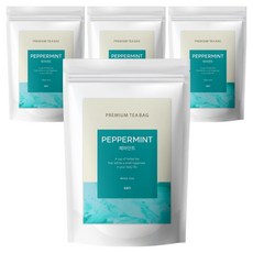 유리아 페퍼민트 삼각티백, 1.2g, 100개입, 4개