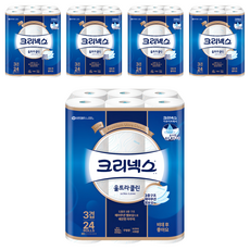 Kleenex 舒潔 3層超乾淨捲筒衛生紙天然紙漿, 25m, 24入, 5個