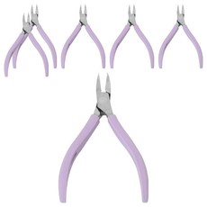 탑투 네일 케어 니퍼 큐티클제거, 6개, 퍼플