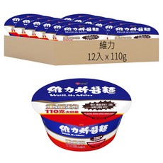 維力 炸醬麵重量碗 110g, 12入