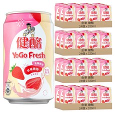 金車 健酪 乳酸飲料 草莓酪酪, 96個, 320ml