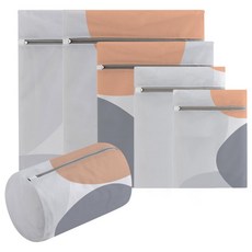 ROYALLIN 蘿林嚴選 洗衣機洗衣專用袋 Set 6件組 尺寸: 25-60 cm 滌綸(PET纖維)材質, 幾何圖形, 1組