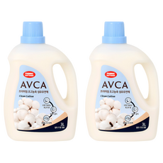 AVCA 頂級超高濃縮衣物柔軟精 潔淨棉香 正裝, 3L, 2個