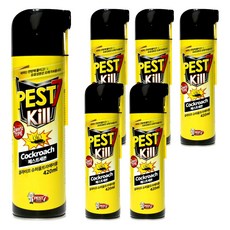 페스트세븐 킬 에어로솔 살충제, 420ml, 6개