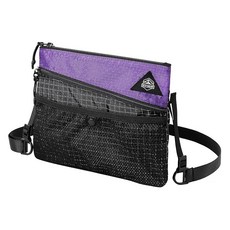 OCE GEAR 輕量隨身側背包 尼龍材質, 黑紫色