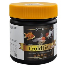 OTTO 建興水族 金魚飼料, 200g, 1瓶