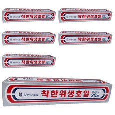착한식재료 위생호일, 30m, 6개