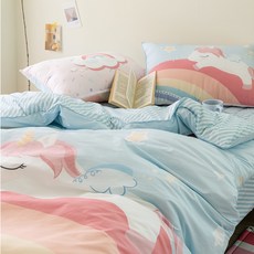 My House獨角獸Elly四季被子兒童床上用品套裝, 混色