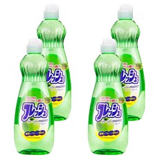ROCKET火箭牌 青蘋果洗碗精, 酵素+水果酸配合, 溫和不傷手配方, 600ml, 4瓶