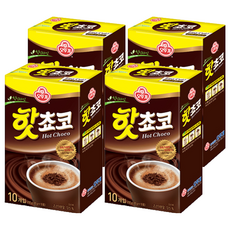 OTTOGI 不倒翁 熱巧克力, 20g, 10片, 4個