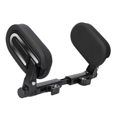 YORI CAR 優里 車用可側翻側睡枕, 黑色, 1個