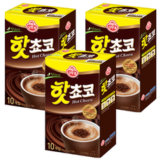 OTTOGI 不倒翁 熱巧克力, 20g, 10包, 3盒
