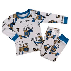 Maykids 兒童睡衣組 長袖上衣+長褲 100%棉