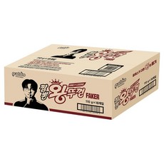 왕뚜껑 짬뽕 컵라면 110g, 18개