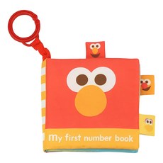 K's Kids 奇智奇思 芝麻街布書 數字123, 嬰幼兒玩具, 6個月以上適用, 沙沙響紙書頁, 刺激聽覺, 布書, 柏嘉幼兒用品有限公司, 1本