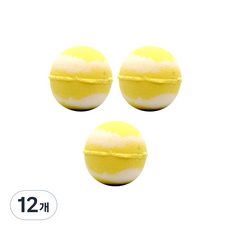 소비아 거품입욕제 상큼유자향 시트론옐로우, 150g, 12개