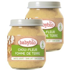 babybio花椰菜山芋蔬菜泥 130g/罐 嚴選天然食材 口感綿密細緻 幫助寶寶消化吸收 無添加鹽糖香料 給寶寶最純粹的營養., 2罐
