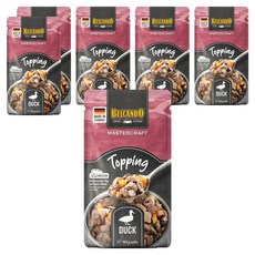 벨칸도 강아지 마스터크래프트 토핑 간식, 100g, 6개, 오리