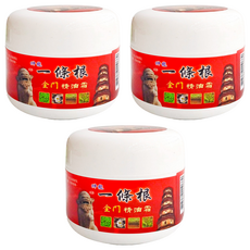 神龍一條根 金門精油霜, 80g, 3罐, 1入