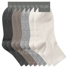 COZY LABEL 男士日常中筒羅紋襪 混搭C組 4款 x 2入