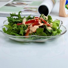 四葉草造型盤子 21cm, 透明度