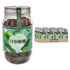 水里鄉農會 甘草橄欖, 280g, 30瓶