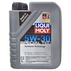 Liqui Moly SPECIAL TEC 合成力魔機油 5W-30 1公升, 1瓶, Gasoline and Diesel