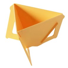 MUNIEQ Tetra Drip 02P 簡約攜帶型濾泡咖啡架, 1個, 黃色