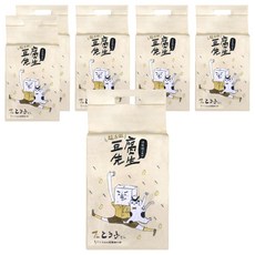 豆腐先生 1.5mm超細活性碳豆腐砂, 7L, 6包, 無香