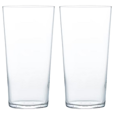 TOYO-SASAKI GLASS 東洋佐佐木 HighBall杯 Set 2入組禮盒 薄口玻璃杯 洗碗機OK 烘碗機OK, 1盒