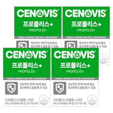 세노비스 프로폴리스+ 아연 48g, 80정, 4개