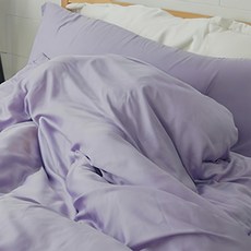 BUHO 布歐 60支天絲枕套 300織 台灣製, 藤花紫, 45 x 75cm, 1組