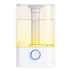 Home Planet 易於清洗的玻璃超音波加濕器 4.3L, 白色, RR-H819L