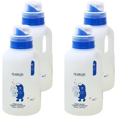 FRANKLIIN 세탁세제 무향, 1L, 4개
