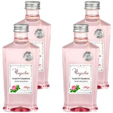 BOEMI 祕密花園玫瑰香 洗髮露 250ml 玫瑰香氛 柔順保濕 草本植萃 無矽靈 捷克原裝進口, 4瓶