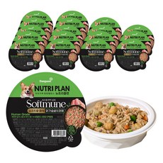 동원뉴트리플랜 1세 이상 강아지 소프트뮨 화식사료, 닭+야채, 100g, 18개