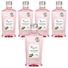 BOEMI 祕密花園玫瑰香 洗髮露 250ml 玫瑰香氛 柔順保濕 草本植萃 無矽靈 捷克原裝進口, 5瓶