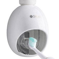 Hanbomnuri 免鑽孔自動牙膏擠壓器, 1個, 灰色